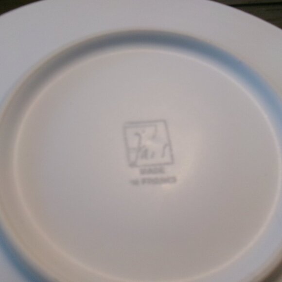 Jars-France Vuelta Ocean Blue Set Of 2 SMALL PLATE SALAD, DESSERT ETC 8 1/2” EXC - Picture 5 of 6